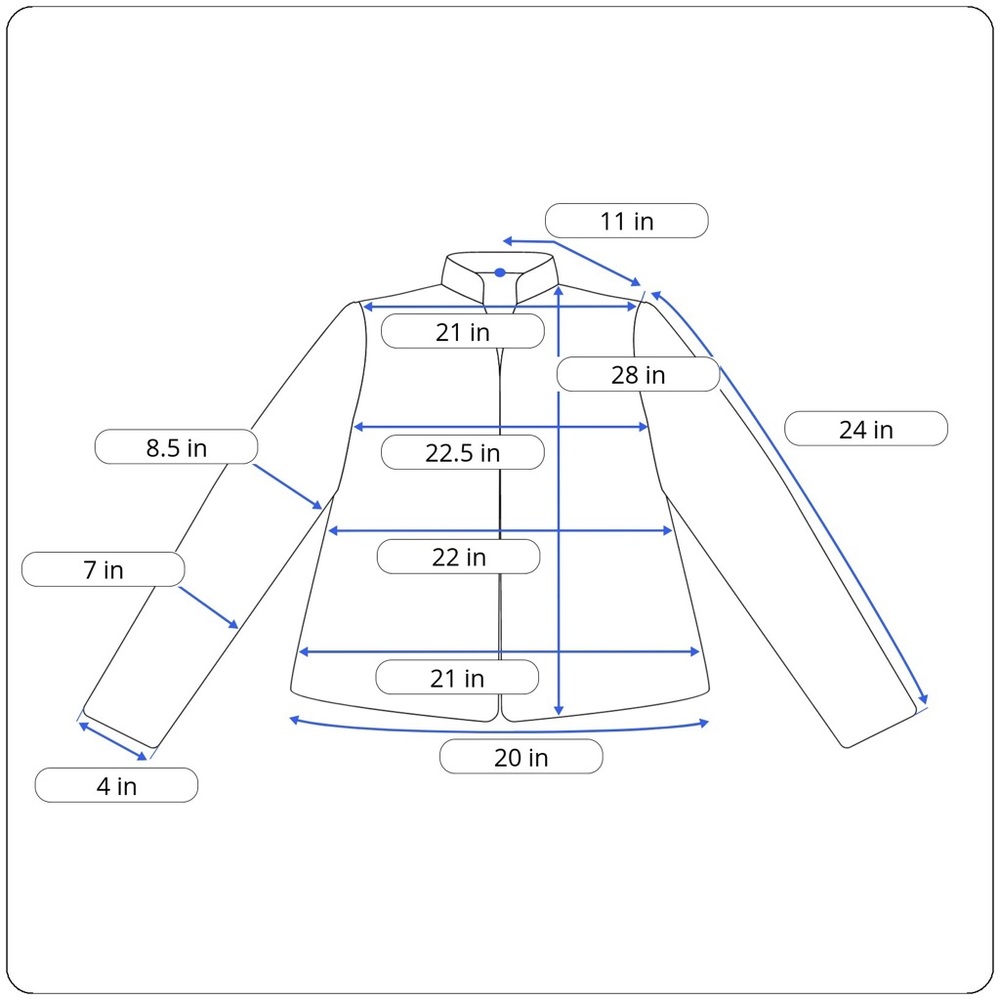 Teemax Heather Grey San Diego Zip Up High Neck Elastic Band Hem and Cuffs Jacket - Picture 4 of 4